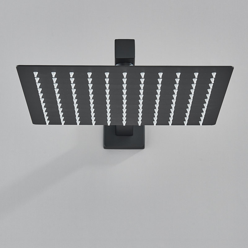 with Rough in-Valve, Matte Black