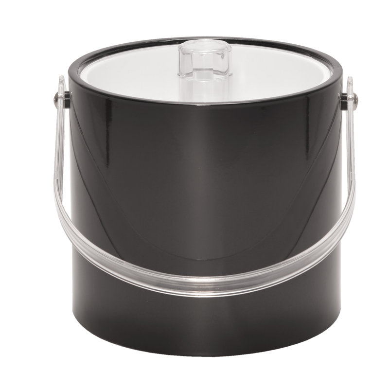Soloman Vinyl Ice Bucket, Black