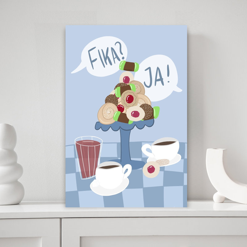 Fika? Art mural traditionnel traditionnel, H 18 po x l 12 po