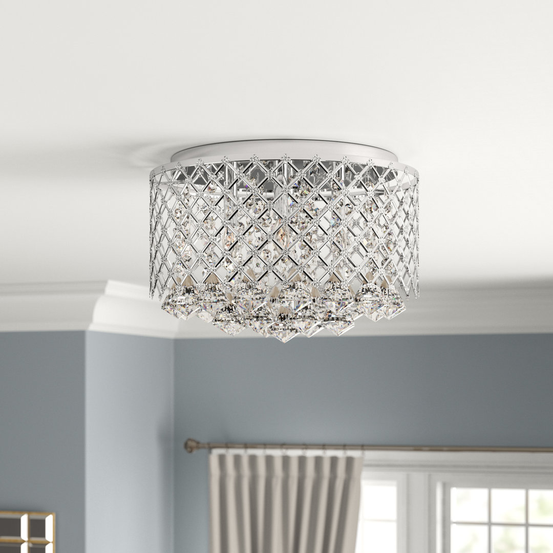 Delanie Flush Mount Willa Arlo™ Interiors