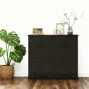 Armoire poubelle Farmhouse Double Tilt-Out