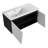 Floating Wall-Mounted Bathroom Vanity With Single Sink
