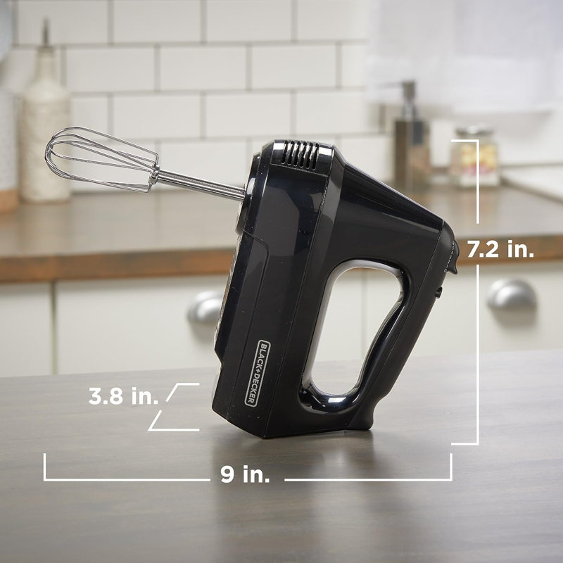 Batteur à main à 6 vitesses avec turbo-amplificateur Black + Decker