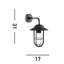 Henriet 31cm H Outdoor Barn Light-17706116