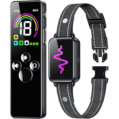 Dog Training Collar With Remote, Dog Training Collar IP67 Waterproof, Training Collar For Large Medium Small Dogs, Rechargeable E-Collar For Dogs Wit
