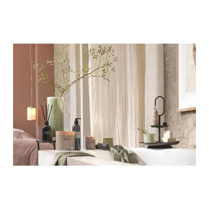 Wood Glass Table Vase