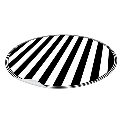 Keough Non-Slip Striped Indoor Doormat