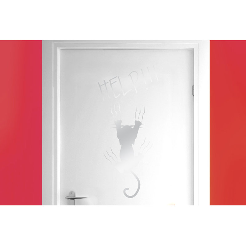 Animals Wall Decal, Shiny Silver
