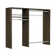 Grid 48'' - 60.62'' Closet System (Can Be Cut To Fit)