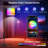 Modern RGB Arched Floor Lamp with Remote Control Standing Lamp