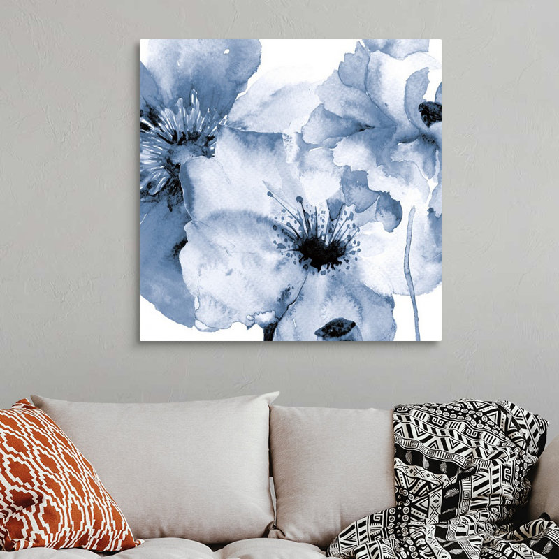 «Flowing Flowers II» par Victoria Brown, reproduction sur toile, Toile tendue, H 36 po x l 36 po x P 1,25 po