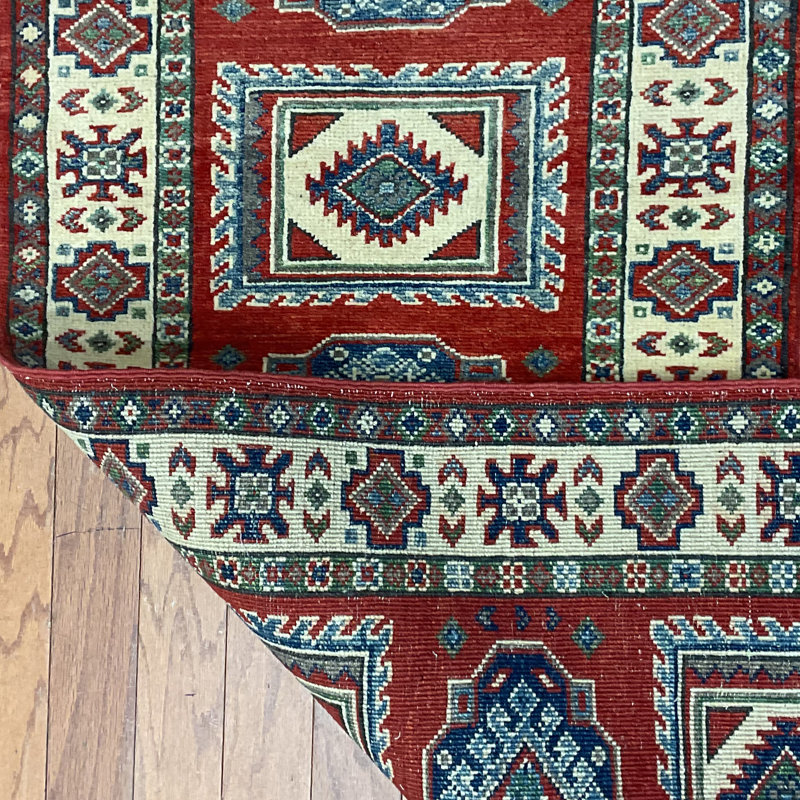  Chemin de table en laine Kazak fait à la main