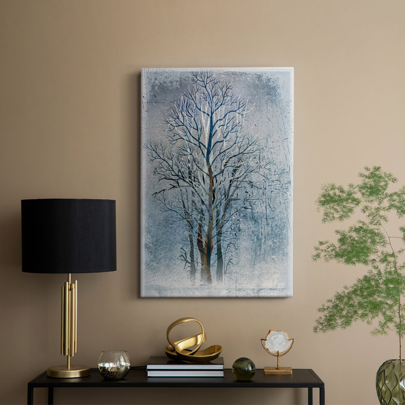 Arbre d'argent I - galerie Cavas, H 48 po x l 32 po