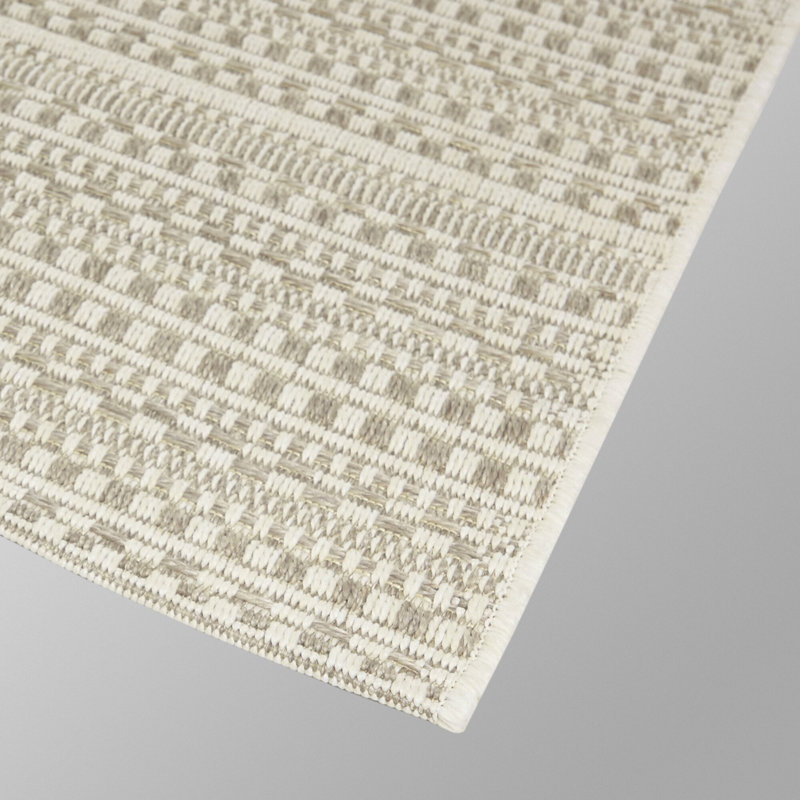 Tapis d'intérieur / extérieur brun clair Callaghan, Rectangle 5 pi 3 po x 7 pi
