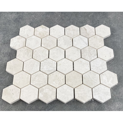 Miletos Stone Collection M-Vanilla Hexagon