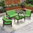 Marlo 5-Piece Outdoor Conversation Set, Perfect for Entertaining with Included Tables-115310826-115310829