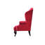 Fauteuil inclinable rouge moderne et ergonomique à haut dossier