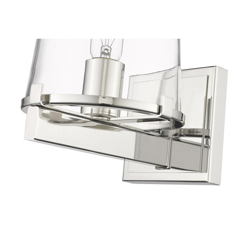 Ahmaud Dimmable Vanity Light, Polished Nickel