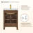 Lala 24" Single Bathroom Vanity with White Ceramic Integrated Sink without Mirror-1683750111