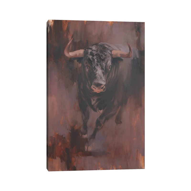 Focused II by Zil Hoque - Wrapped Canvas Painting, 45.72cm H x 30.48cm W x 1.91cm D