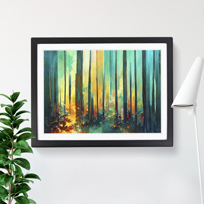 Captivating Abstract Forest Vol.4 - Picture Frame Painting