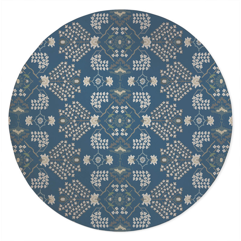 Tilly Non Slip Outdoor Rug, Round 5'