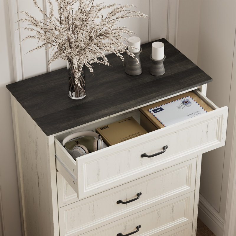 Modern Home Office Set – Desk with 6 Drawers & Tall Storage Cabinet, Matching MDF Furniture, Anti-Tip Design, Easy Assembly