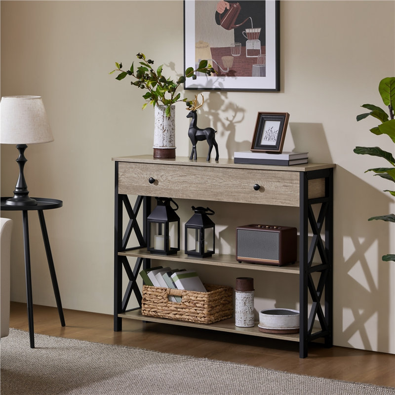 Keivha 39.5'' Console Table, Gray