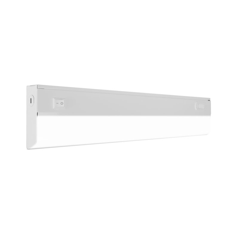 Barre lumineuse DEL sous l'armoire, H 1,10 po x L 18 po x P 3,50 po