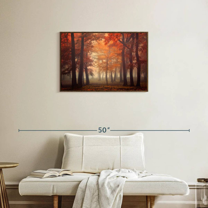 Feel, Floating Frame Walnut, 46" X 31"