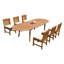 Midcre Outdoor Teak Dining Set-2119722999-2140636844