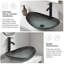 Metro Lane 53.3mm L x 35mm W Glass Specialty Sink with Tap-981237756
