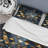 Natural Tones Grey And Beige Mosaic Geometric Shapes Duvet Cover-76290728-129935903