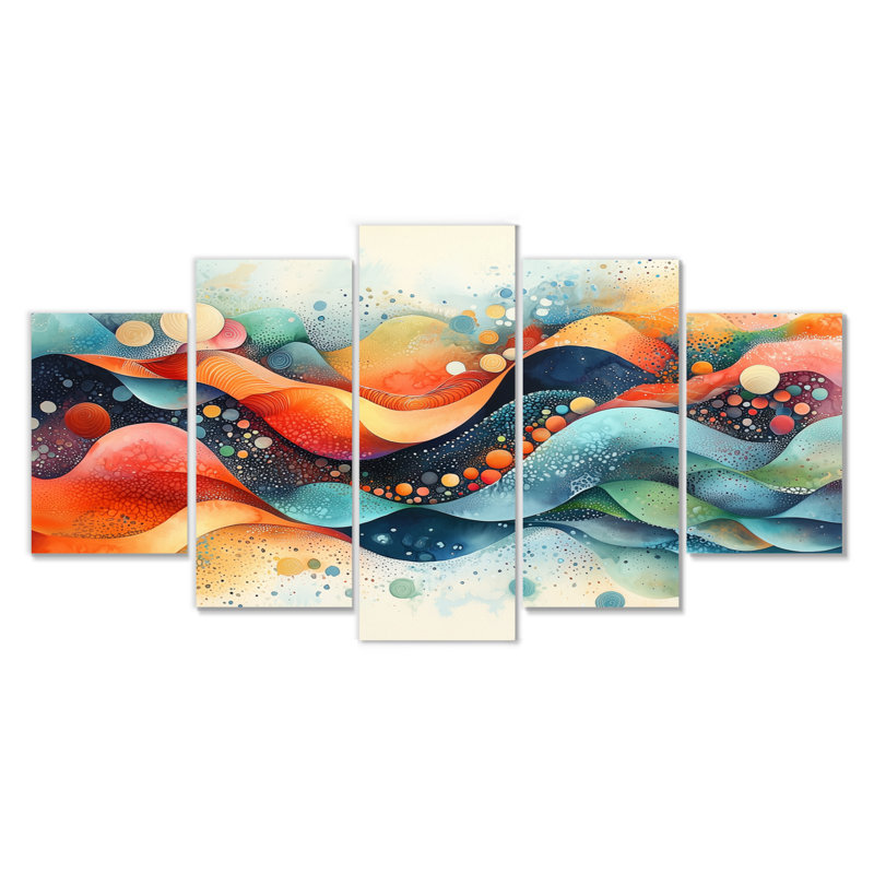 Frankie - impression abstraite d'art mural - ensemble d'art mural moderne