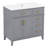 36" Gray Modern Bathroom Vanity With Ceramic Sink, Soft-Close Door, And 4 Storage Drawers ,Offering A Refined Look With Practical Everyday Functionality.-2137139542
