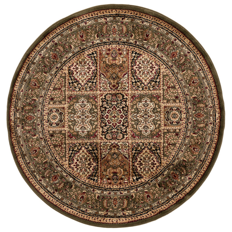 Malayah Performance Oriental Rug, Round 8'