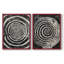 ABSTRACT Series CLVII - Reproduction encadrée de qualité supérieure - prête à être accrochée - aucun clou requis - aucun clou requis-1530831496-1530831500