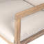 Causeuse d'extérieur en bois d'acacia avec table basse