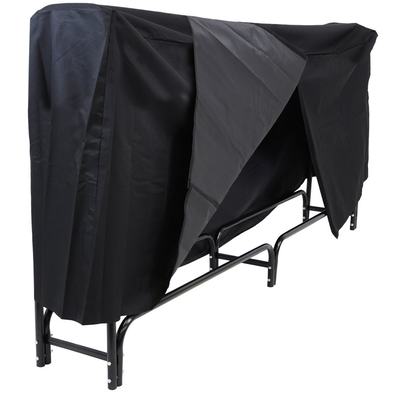 Beid Firewood Log Rack and Cover, 48"H x 96"W x 13.5"D
