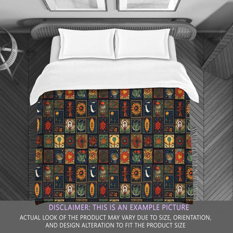 Machine Printed Comforter, Twin Extra Long Comforter