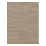 Rug & Kilim’S Contemporary Kilim With Textural Beige And Gray Stripes