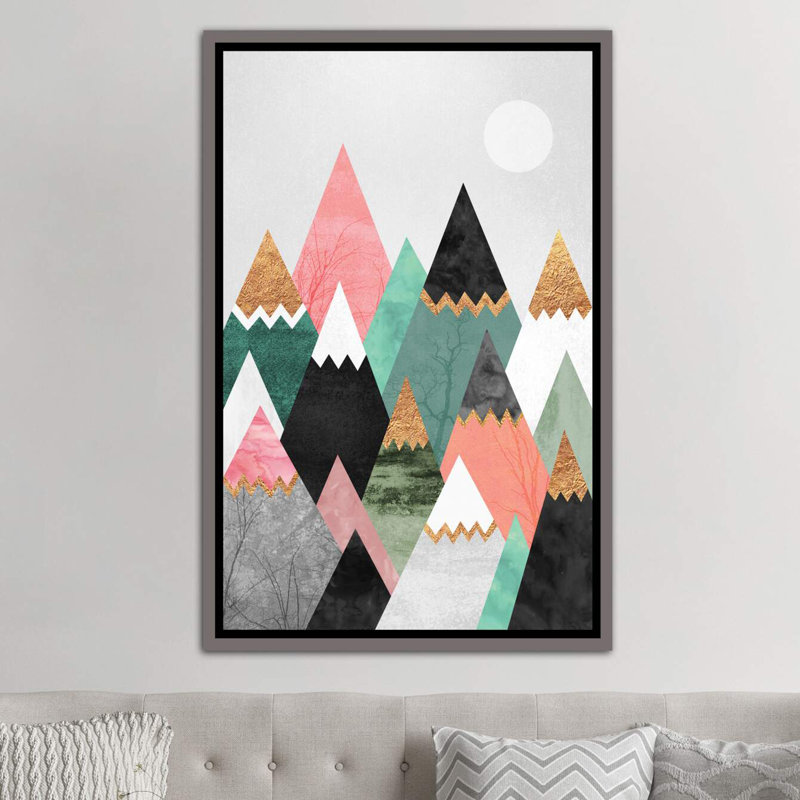 « pretty montagnes » par elisabeth fredriksson-impression sur image, H 60 po x l 40po x P 1,5 po
