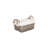 Wicker 3 Piece Lined Storage Basket Set