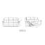 Bergamo Genuine Leather Reclining Sofa-1163350636-1163350643