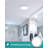 Battery Operated Ceiling Light Rechargeable Motion Sensor Lamp Indoor Wireless Shower Light With Remote 3000K 4500K 6500K 7.48In Dimmable Timing Motion Activated Light