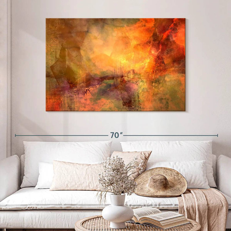 Avery Golden Sun, 32" H x 48" W