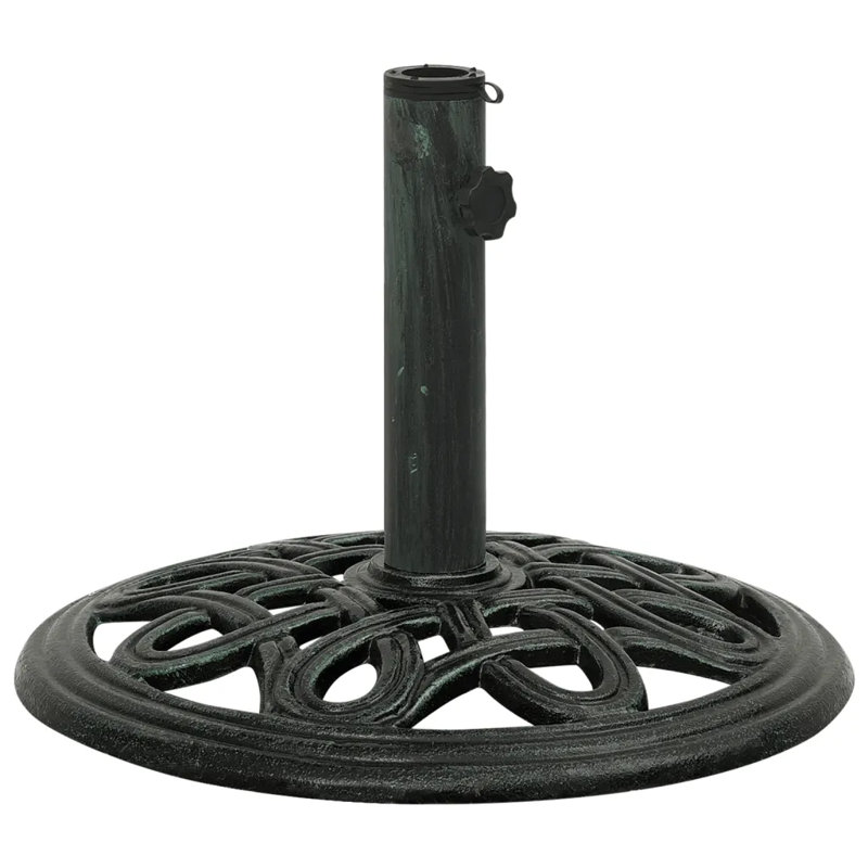 Gurley 9.4kg Cast Iron Free Standing Umbrella Base, Green 
