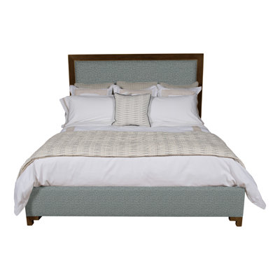 Louise/Lawrence King Upholstered Low Profile Panel Bed