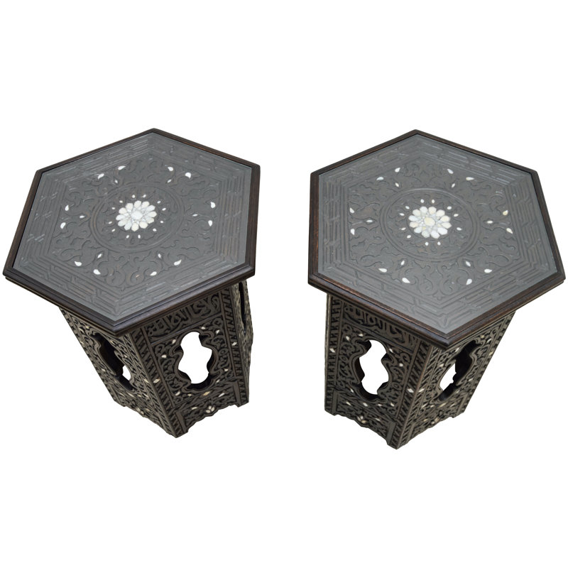 Syrian Glass End Table