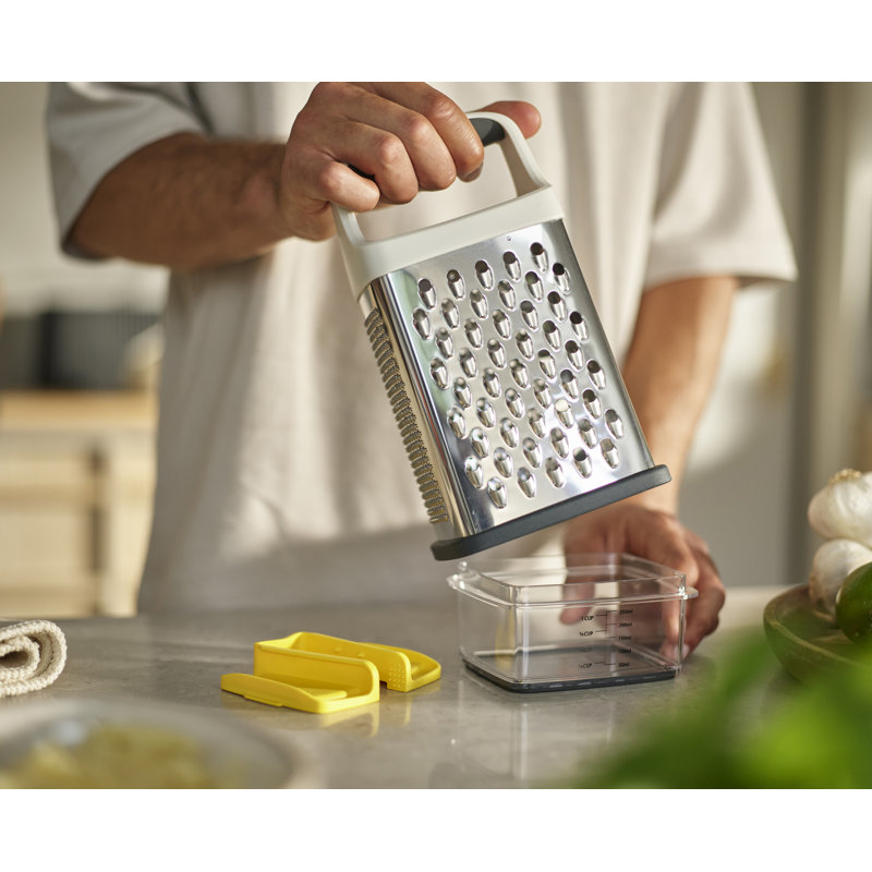 Multi-grip Box Grater With Precision Food Grip